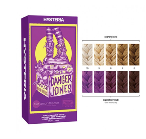 Danger Jones Hysteria Berry Semi Permanent Colour